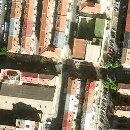 Volleyball Court near Alacant / Alicante — aerial view