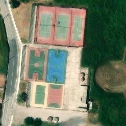 Volleyball Court — aerial view