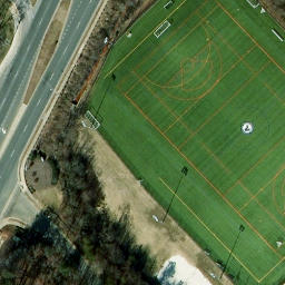 Beach Volleyball — aerial view