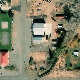 Volleyball Court, Torrey, UT — aerial view