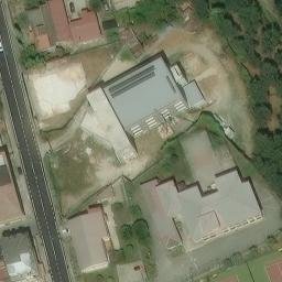 Volleyball Court near Oppido Mamertina — aerial view