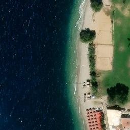 Beach Volleyball — aerial view