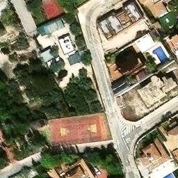 Volleyball Court — aerial view