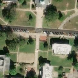 Sand Volleyball Court, Georgetown, KY — aerial view