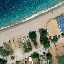 Γήπεδο Beach Volleyball — aerial view