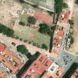 Volleyball Court — aerial view
