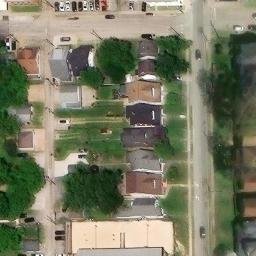 Sand Volleyball Court, Louisville, KY — aerial view