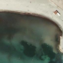 Sand Volleyball Court — aerial view