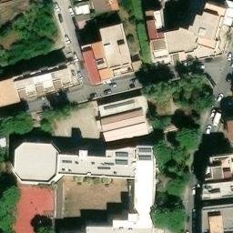 Volleyball Court near Carini — aerial view