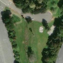 Sand Volleyball Court, Vallejo, CA — aerial view