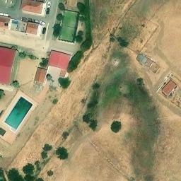 Sand Volleyball Court — aerial view