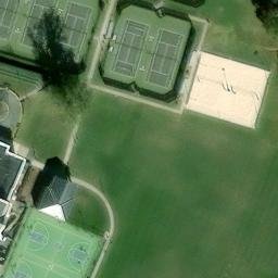 Sand Volleyball Courts — aerial view