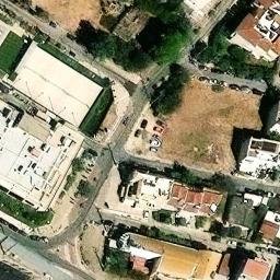 Sand Volleyball Court — aerial view