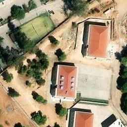 Volleyball Court — aerial view