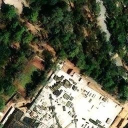 Sand Volleyball Court — aerial view