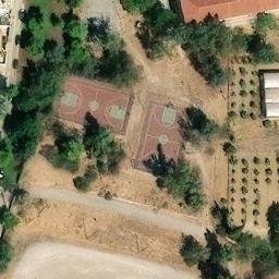 Volleyball Court — aerial view