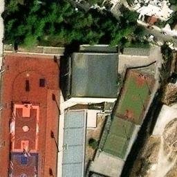 Volleyball Court — aerial view