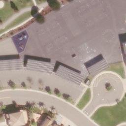 Sand Volleyball Court, Bay Point, CA — aerial view