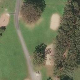 Sand Volleyball Court, Montalvin, CA — aerial view