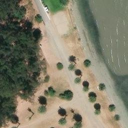 Sand Volleyball Court, San Rafael, unknown — aerial view