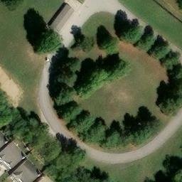 Volleyball Court, Lexington-Fayette, KY — aerial view