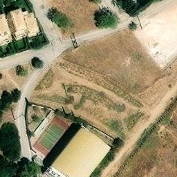 Κλειστο Γηπεδο Καντζας — aerial view