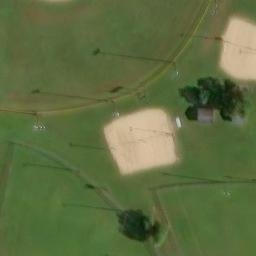 Sand Volleyball Court, Evansville, IN — aerial view
