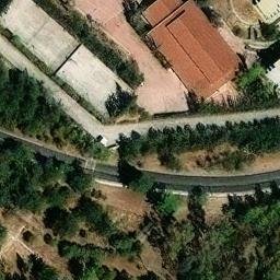 Γήπεδο βόλεϊ — aerial view