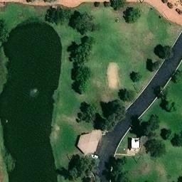 Volleyball Court, La Junta, CO — aerial view