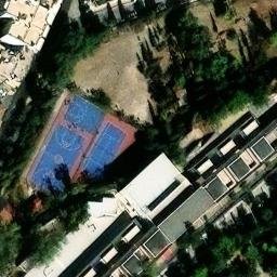 Γήπεδο τένις — aerial view