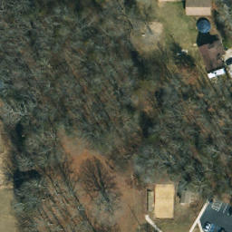 Sand Volleyball Court, Rolla, MO — aerial view