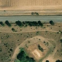 Sand Volleyball Court — aerial view