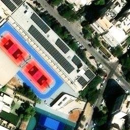 Volleyball Court — aerial view