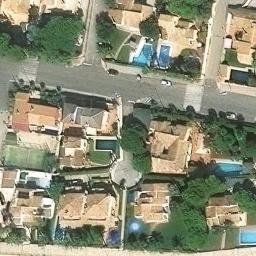 Volleyball Court near Orihuela — aerial view
