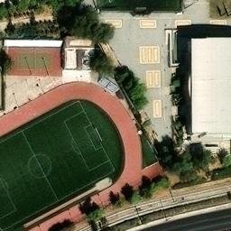 Volleyball Court — aerial view