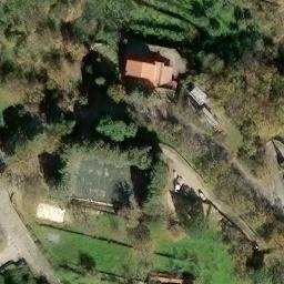Sand Volleyball Court — aerial view