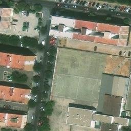 Volleyball Court near Córdoba — aerial view