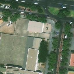 Volleyball Court near Córdoba — aerial view