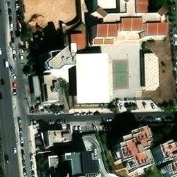Volleyball Court — aerial view