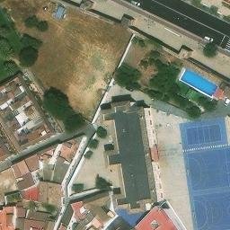 Volleyball Court near Córdoba — aerial view