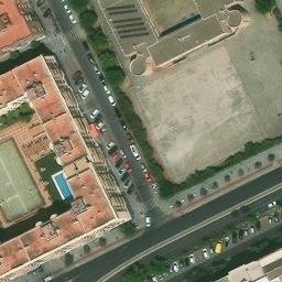 Volleyball Court — aerial view