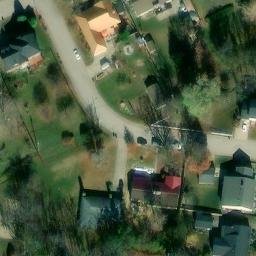 Sand Volleyball Court, Wilmore, KY — aerial view