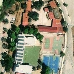 Volleyball Court — aerial view