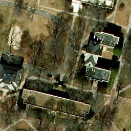 Sand Volleyball Court, Ashland, VA — aerial view