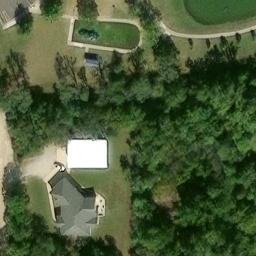 Volleyball Court, Bel Aire, KS — aerial view