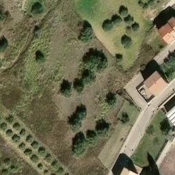 Volleyball Court near Locati — aerial view