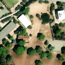 Sand Volleyball Court — aerial view