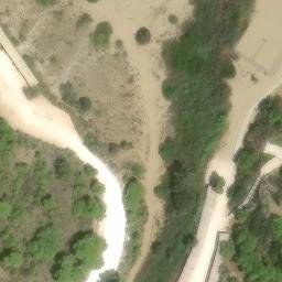Sand Volleyball Court — aerial view