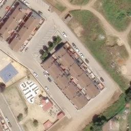 Sand Volleyball Court — aerial view