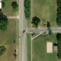 Volleyball Court, KS — aerial view